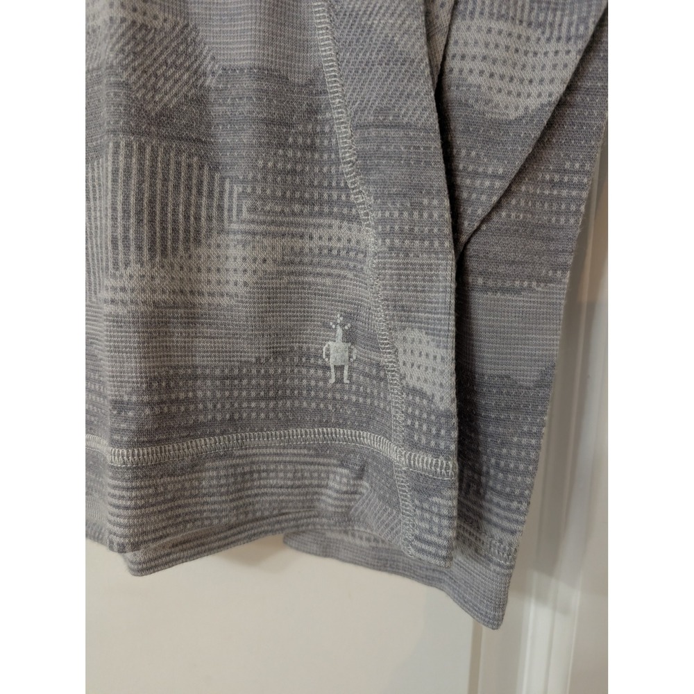 Smartwool Classic Thermal Merino Wool Base Layer Top Grey large gorpcore outdoor - Picture 3 of 7